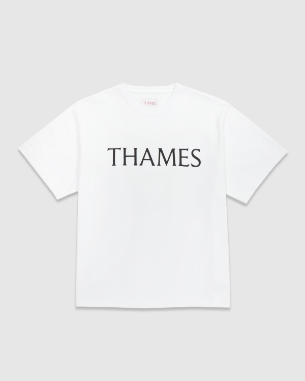 Thames MMXX Letters T-Shirt White