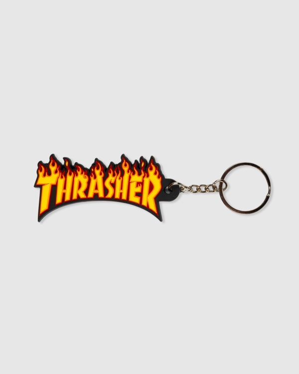 Thrasher Flame Key Chain