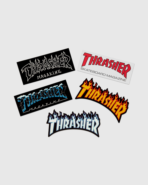 Thrasher Sticker 8in 5 Pack