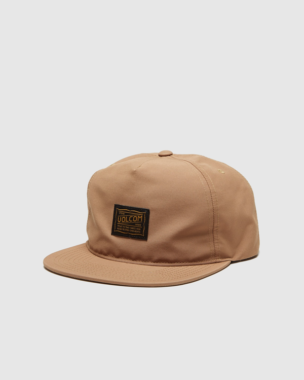 Volcom Road Test Snapback Dull Gold