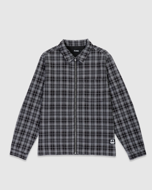 Xlarge 91 LS Zip Shirt Black