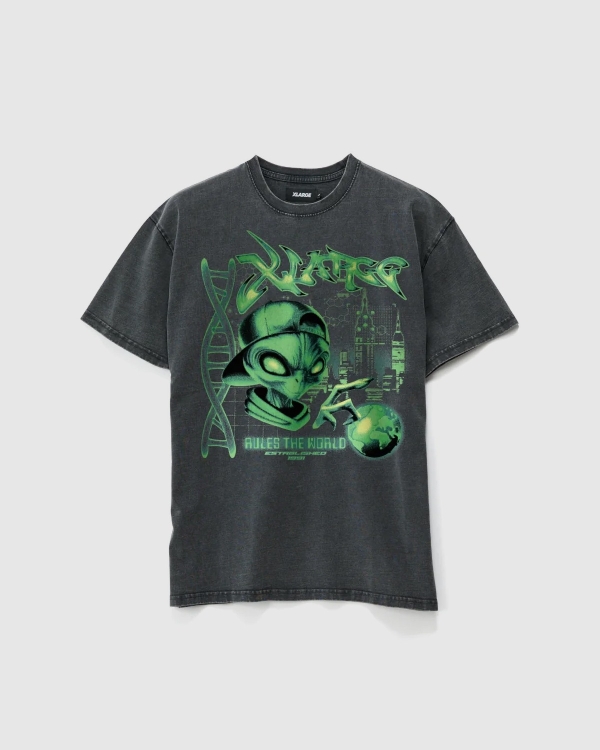Xlarge Rules The World T-Shirt Pigment Black