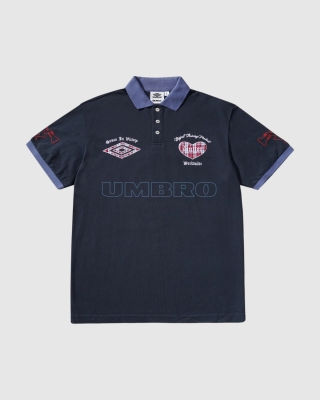 Butter Goods x Umbro Victory SS Polo Navy/Slate