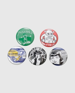Thrasher Usual Suspects Buttons