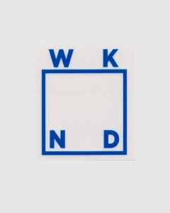 WKND Logo Sticker Royal