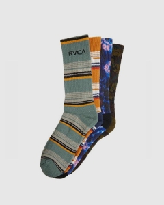 RVCA Seasonal 4pk Sock Multi