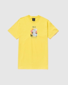 Huf Born to Die T-Shirt Yellow