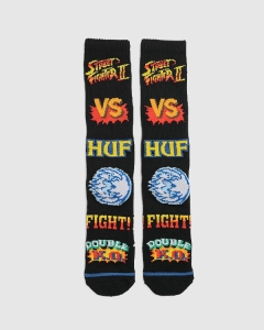 Huf Street Fighter Graphic Sock Black