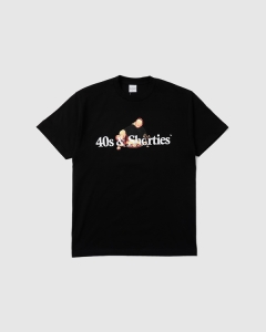 40s and Shorties Monk T-Shirt Black