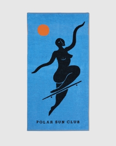 Polar No Complies Forever Beach Towel Blue