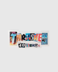 Thrasher 40 Years Die Cut Sticker