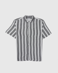 Carhartt WIP Foley Short Sleeve Shirt Foley Stripe/Black