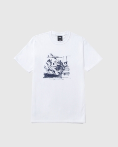 Huf x James Jarvis Up T-Shirt White