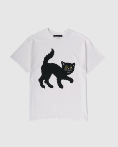 Call Me 917 Black Cat T-Shirt White