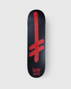 Deathwish Gang Logo Deck Black/Red Bricks