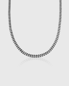 Shamone Pepe Solid Cuban Link Chain Sterling Silver