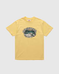 Smile and Wave Bleached T-Shirt Banana