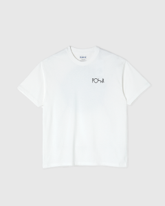 Polar Smoking Lady Fill Logo T-Shirt White