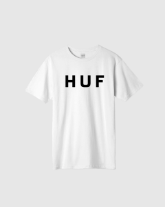 Huf Essentials OG Logo T-Shirt White
