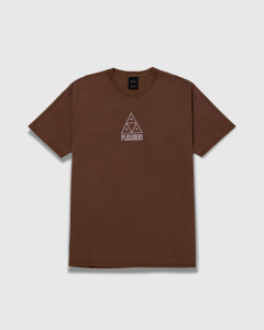 Huf x Pleasures Dyed T-Shirt Brown