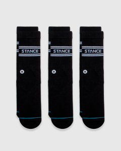 Stance Basic 3 Pack Crew Socks Black