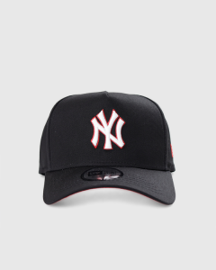 New Era 940KF NY Yankees Snapback Black/Scarlet/White