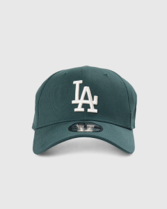 New Era 3930 LA Dodgers Peached Twill Flexfit Dark Green/Ivory