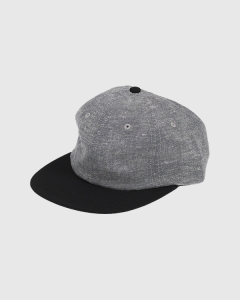 Huf Unmarked 6 Panel Grey
