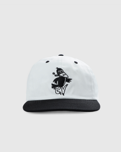 Crawling Death Crow Embroidered Snapback White