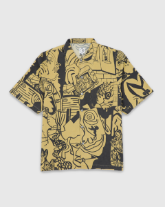 Polar Emile Art SS Shirt Yellow/Black