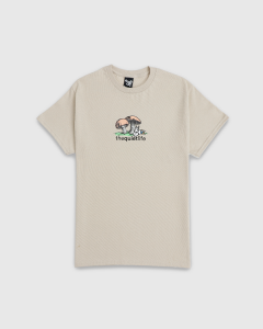 Quiet Life Mushroom Origin T-Shirt Sand