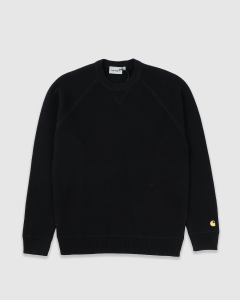 Carhartt WIP Chase Sweater Knit Black/Gold