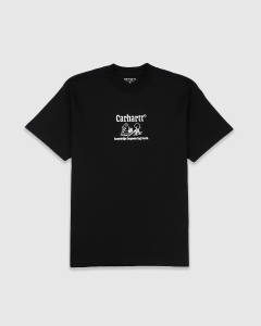 Carhartt WIP Schools Out T-Shirt Ash Black/White