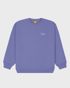 Dime Classic Small Logo Crew Velvet Purple