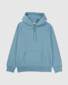 Carhartt WIP Hooded Chase Sweat Icy Water/Gold