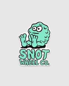 Snot Wheels Booger Logo Small Sticker