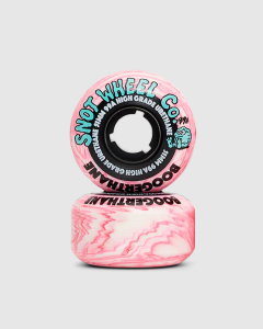Snot Wheels Boogerthane 99a Wheels Pink Swirl/White