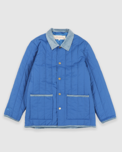 Smile and Wave Preston Quilted Jacket Blue