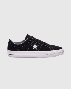 Converse One Star Pro Low Suede Black/White/White