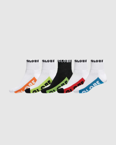 Globe Boys Multi Brights Sock 5pk Multi