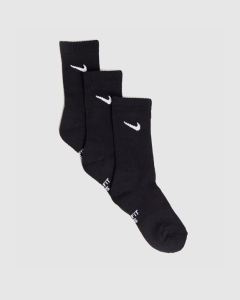 Nike Kids Cush Crew Sock 3PK Black/White