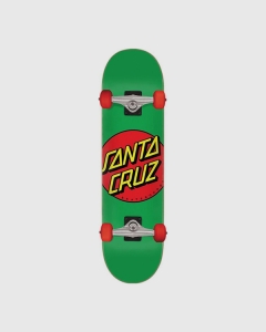 Santa Cruz Classic Dot Mid Complete Skateboard Green