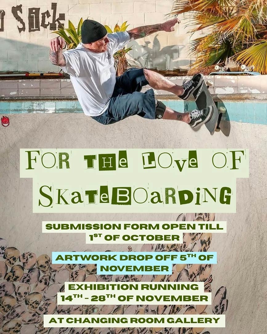'For The Love Of Skateboarding: 14-28 NOVEMBER 2026 - VIC